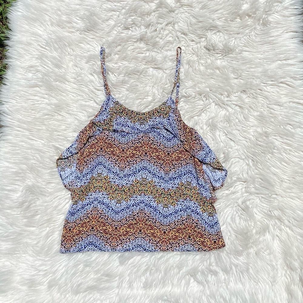Floral Boho Ruffle Cami